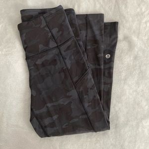 Gray Camo Short Lulu Lemon Leggings